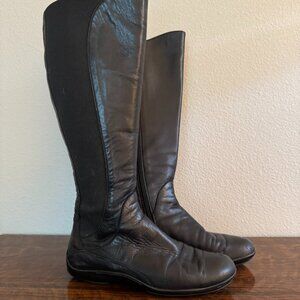 AGL Zipper Boots Black